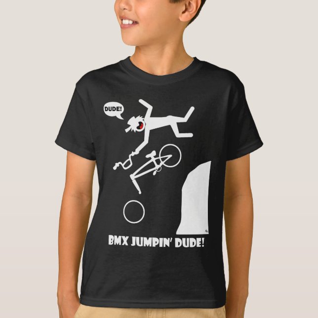 T-SHIRT BMX JUMPIN'-25 (Devant)