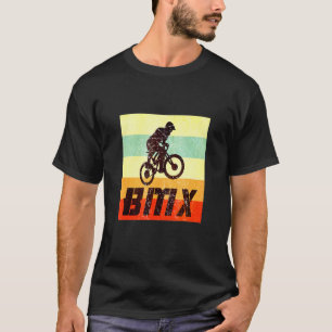 T-shirt BMX MTB Stunts Vélo Vélo Vintage Motocros
