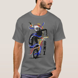 T-shirt Bmx Old School Vélo Flatland