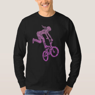 T-shirt Bmx Rider Girl Vélo Stunt Racing Kids Girl