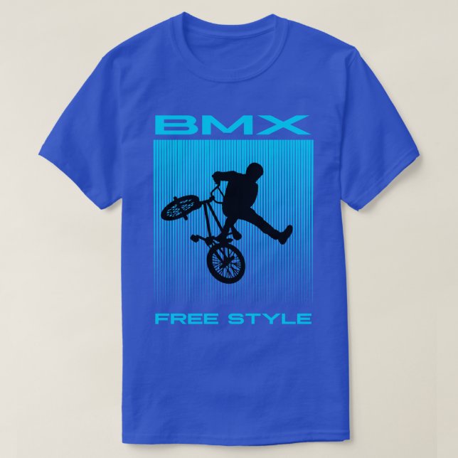 T-SHIRT BMX STYLE GRATUIT 1 JAMBE (Design devant)