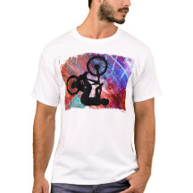 BMX sur la grunge rouillée