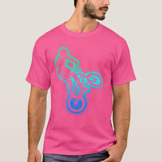 T-shirt Bmx Tricks Vélo Stunt Hommes Garçons Bmx Cycliste