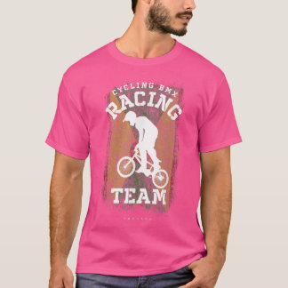 T-shirt BMX Vélo Grenade Drapeau Vélo Vélo Course BMX