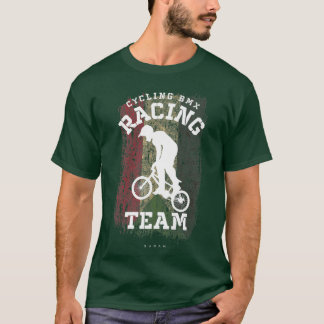 T-shirt BMX Vélo Soudan Drapeau Vélo Vélo Course BMX