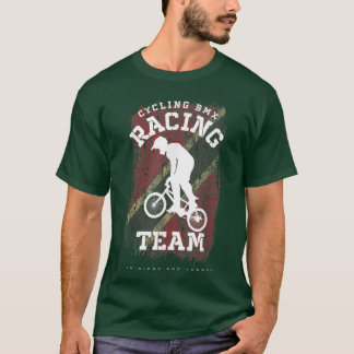 T-shirt BMX Vélo Trinidad & Tobago Drapeau Vélo Rac