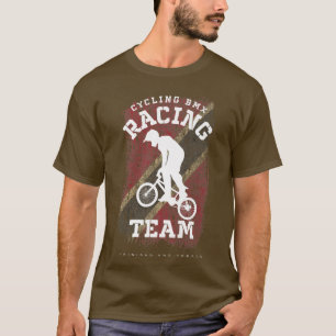T-shirt BMX Vélo Trinidad & Tobago Drapeau Vélo Rac