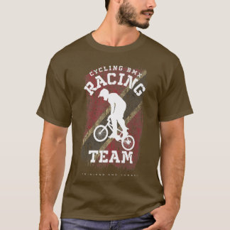 T-shirt BMX Vélo Trinidad & Tobago Drapeau Vélo Rac