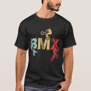 T-shirt BMX Ventilateurs Vélo Vintage Cadeaux Garçons Jeun