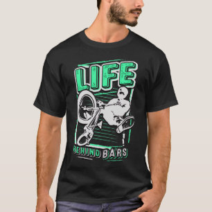T-shirt Bmx Vie Derrière Les Barres
