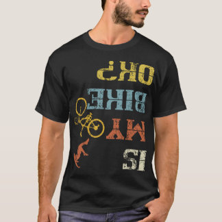 T-shirt BMX VTT Dirt Course Retro Biker Est Mon Bi