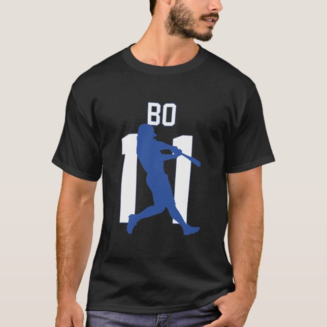 T-shirt Bo Bichette 11 Blue Jays Art Essentiel (Devant)