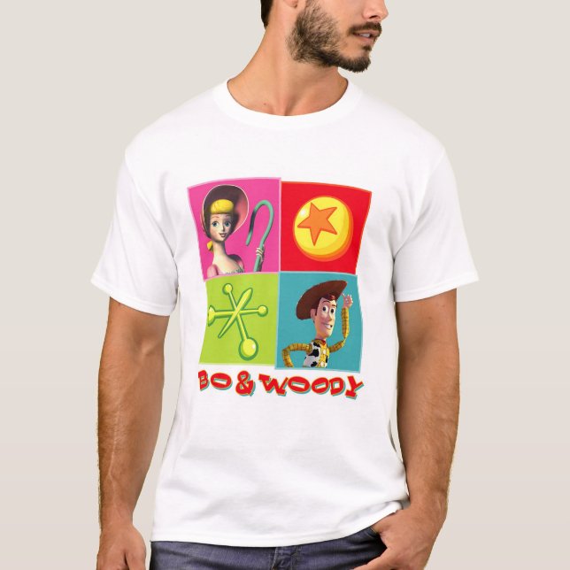 T-shirt Bo et Woody Disney (Devant)