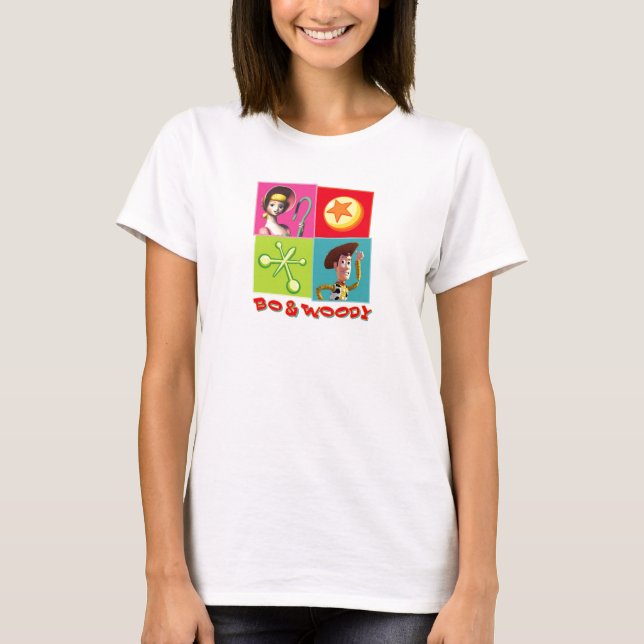T-shirt Bo et Woody Disney (Devant)