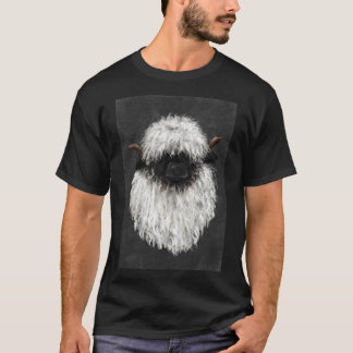 T-shirt Bo Sheep. Valais Blacknose Sheep. Sticker Essenti