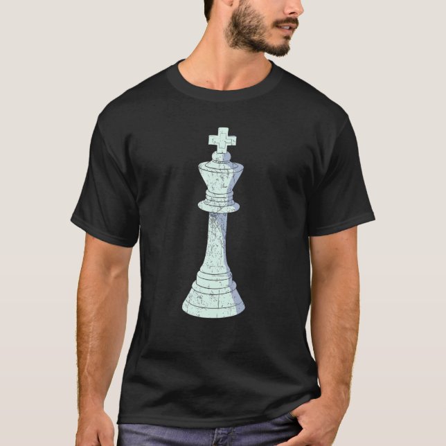 T-shirt Board Game Checkmate Chess Player Grandmaster King (Devant)