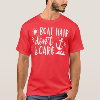 T-shirt Boat Hair Ne S'Occupe Pas Bateau Croisière Eté Hom