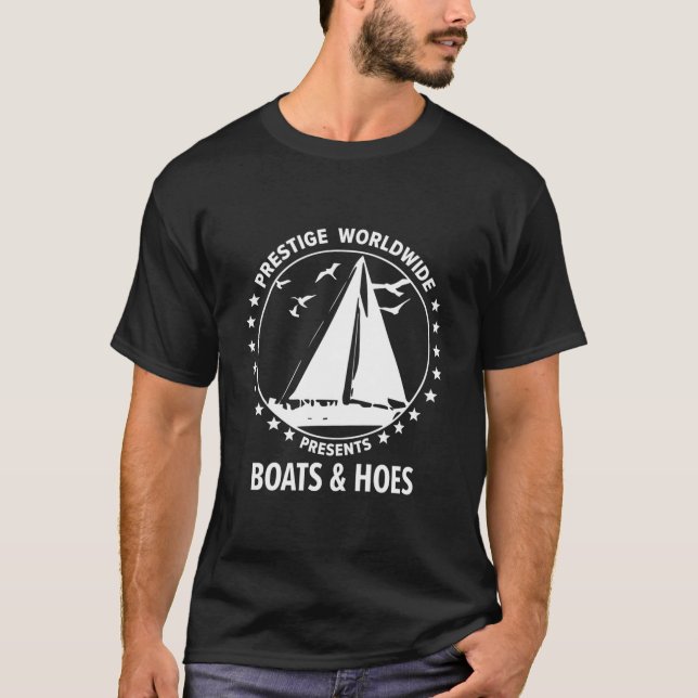 T-shirt Boats And Hoes Step Brothers (Devant)