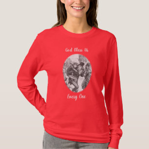 T-shirt Bob Cratchit et Tim minuscule - un chant de Noël