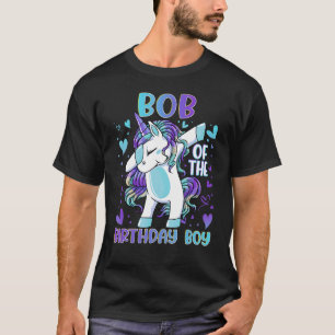 T-shirt Bob de la fête d'anniversaire garçon Dabbing Unico