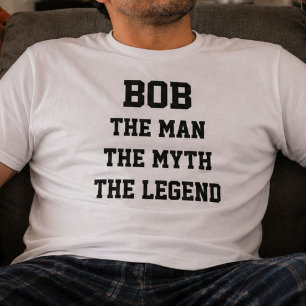 T-shirt Bob l'homme le mythe la légende Nom drôle Cadeau