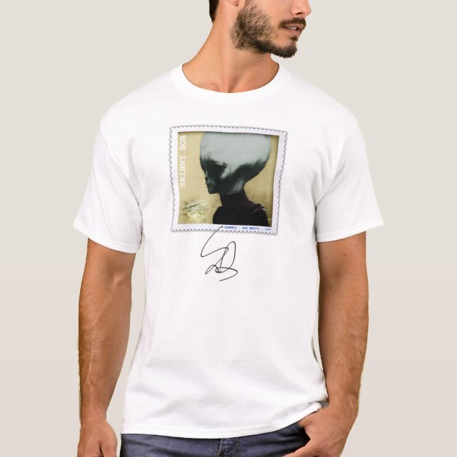 T-shirt Bob maigre l'alien (Devant)