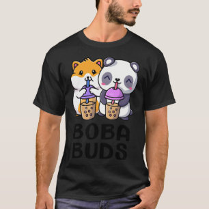 T-shirt Boba Buds Kawaii Cute Bubble Tea Hamster amadeus a