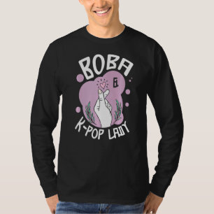 T-shirt Boba Et K Pop Lady Coréenne Pop Music Corée Du Sud