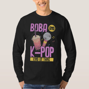 T-shirt Boba Et K Pop Type De Chose K Pop Coréen Pop Musi