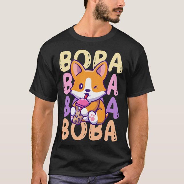 T-shirt Boba Fo Bubble Tea Tapioca Perles Milk Tea tv seri (Devant)