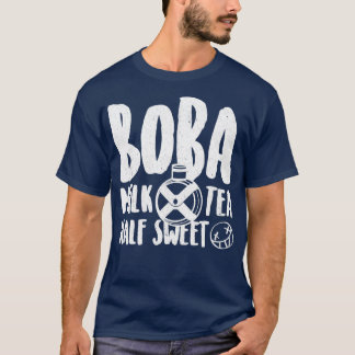 T-shirt Boba Milk Thé demi-sucré