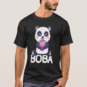 T-shirt Boba Panda Cute Bubble Tea Neko Filles Adolescente