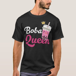 T-shirt Boba Queen Funny Boba Tea Buble Tea Cadeau andalus