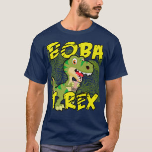 T-shirt Boba T-Rex drôle Bubble Tea dinosaure  265