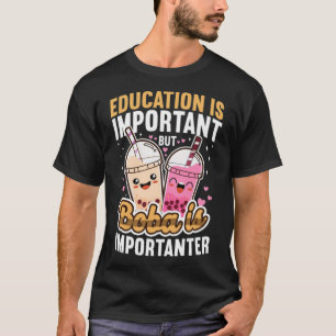 T-shirt Boba Tea Éducation
