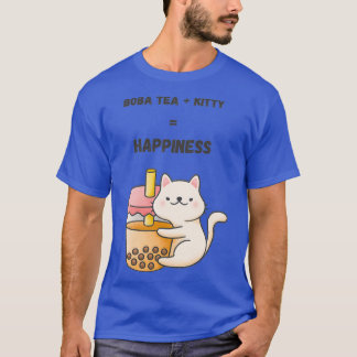 T-shirt Boba Tea Kitty Bonheur