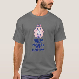 T-shirt Boba Tea Me Rend Heureux Jote Bubble Milk Tea Japo
