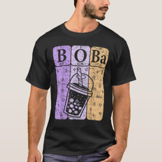 T-shirt Boba Tea Periodic Table Elements Bubble Tea Nerd