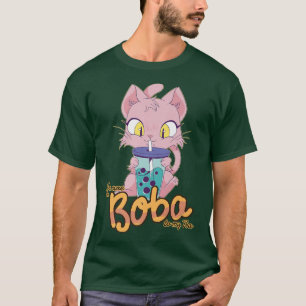 T-shirt Boba Thé Chat Drôle Bubble Thé 212