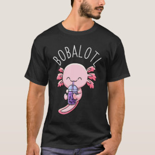 T-shirt Bobalotl Axolotl Boba Tea Bubble Milk