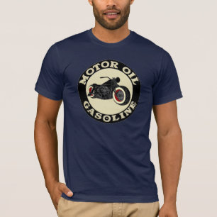 T-shirt - Bobber - Motor Oil - Gasoline