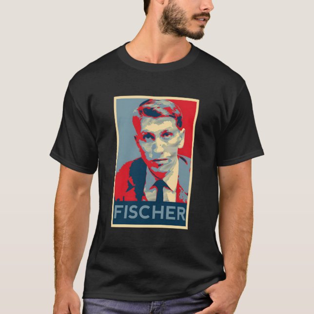 T-shirt Bobby Fischer Chess (Devant)