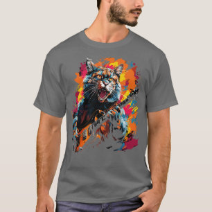 T-shirt Bobcat Jouer de la guitare