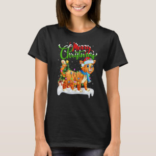 T-shirt Bobcat Noël Décorations Père Noël Bobcat Noël