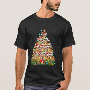 T-shirt Bobcat Xmas Tree Lighting Père Noël Bobcat Christm