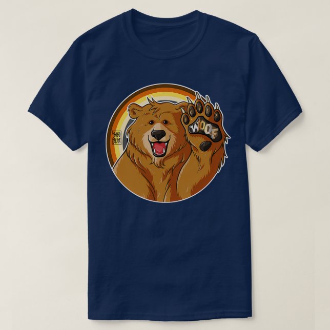 T-SHIRT BOBO AIME LA FIERTÉ DE WOOF BEAR (Design devant)