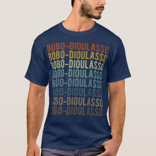 T-shirt Bobo-Dioulasso Ville Burkina Faso Vintage rétro