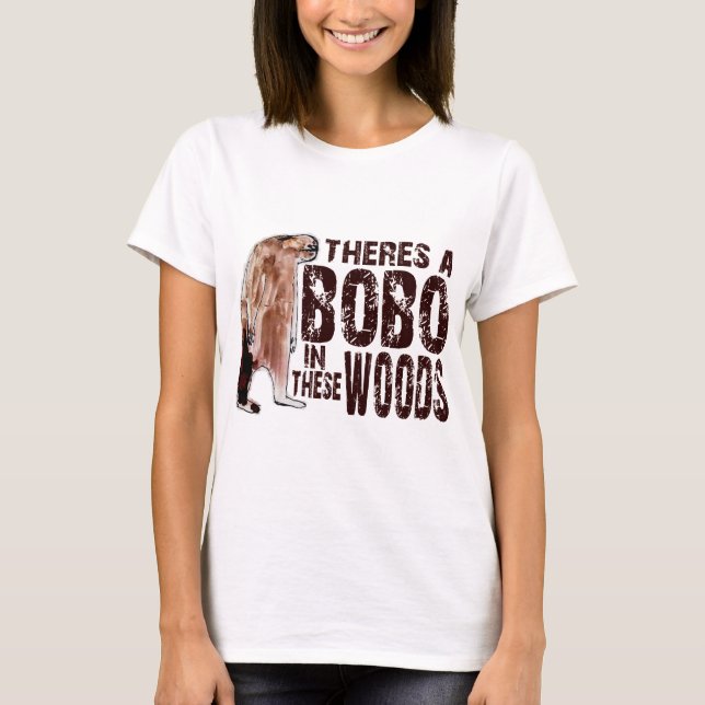T-shirt BOBO mignon SQUATCH EN CES BOIS - conclusion de (Devant)