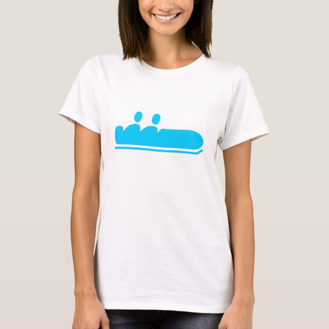 T-shirt Bobscurci - Sky Blue (Devant)