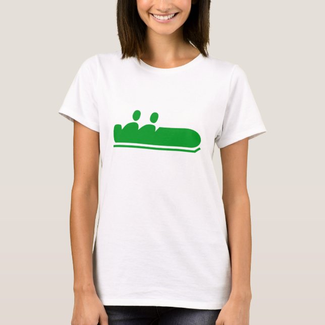T-shirt Bobstiné - Vert herbe (Devant)